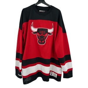 Chicago Bulls Jersey XXL NBA x NHL 2015Mitchell & Ness Pullover mens athletic